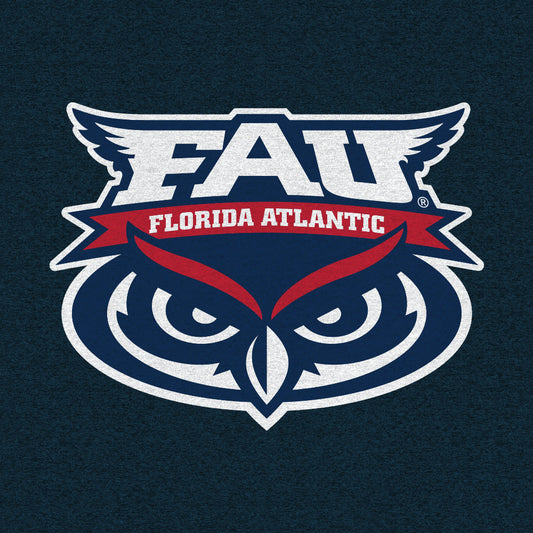 Florida Atlantic University Owls T-Shirt - Denim Blue Heather