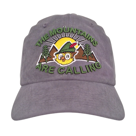 Woodsy Owl The Mountains are Calling Hat - Grey