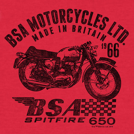 BSA Spitfire T-Shirt - Red